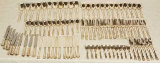 Shreve Crump and Low Sterling Silver Service for 11