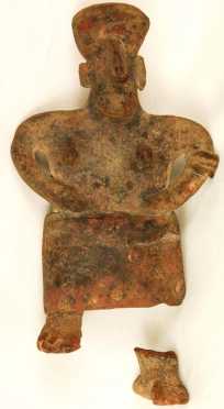 Pre-Columbian Attributed Terracotta Statue