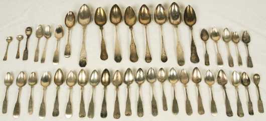 Miscellaneous Coin Silver Spoon Lot