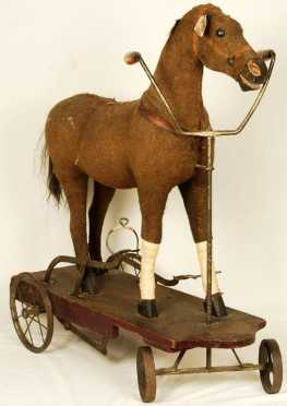 19th Century Peddle Riding Horse