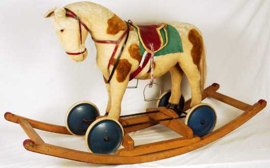 Steiff Wheeled Toy Horse