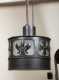 Pair of Wrought and Sheet Iron Scottish Hanging Electric Lights