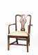 English Chippendale Mahogany Armchair
