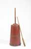 Red Painted Dasher Butter Churn and Paddle