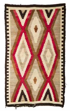 Navajo Zigzag Design Scatter Rug