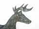 Leaping Copper Stag Deer Weathervane