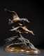 "Ducks Unlimited" Bronze casting Titled "Gale Winds"