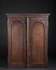 Federal Small Mahogany Hanging Cupboard in the Old Finish