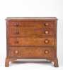 Cherry Chippendale Chest of Four Drawers