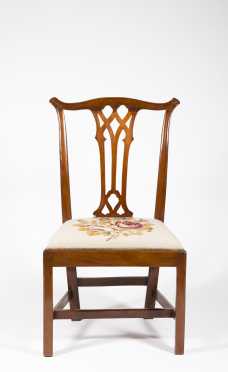 Pennsylvania Chippendale Mahogany Side Chair
