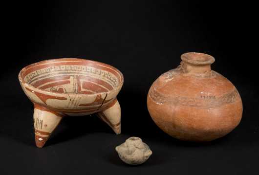 Three pre-Columbian Costa Rican Ceramics