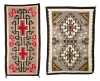 Two Navajo Scatter Size Woven Rugs