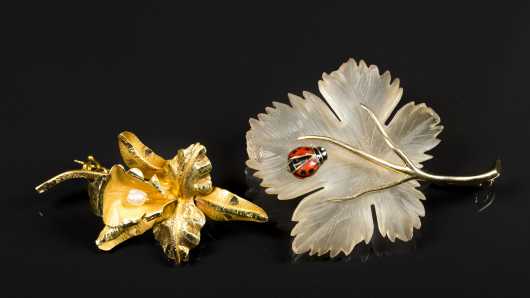 Two Decorative Brooches