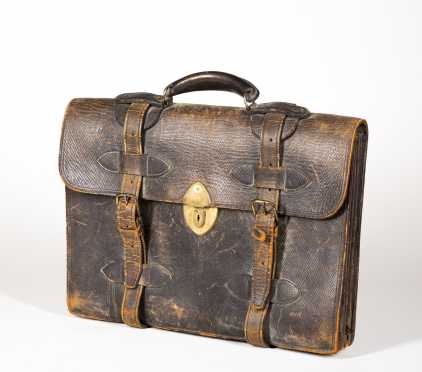 Leather Briefcase Owned by Franklin D Roosevelt