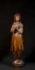 Austrian Carved Wooden Saint Figure