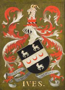 "Ives" Armorial Painting