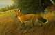 Primitive Painting of a Fox