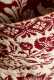 Red and White Jacquard Coverlet
