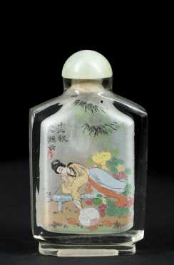 Glass Snuff/ Perfume Bottle,