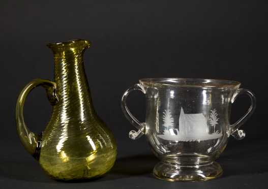 Two Early Glass Vessels