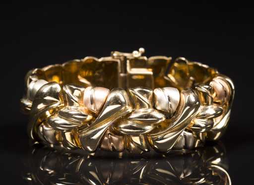 14kt. Two-Tone Gold Bracelet
