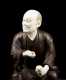 Signed Japanese/Chinese Carved Ivory and Wood Figure