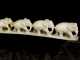 Lot of Chinese Export Signed Ivory Carvings