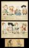 18thC German and English Caricature Color Prints