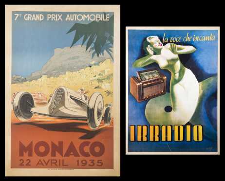 Two Iconic Early 20th Century Posters, later editions.