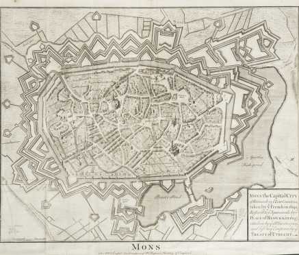 Tindal, Nicolas. 1747 view of Mons