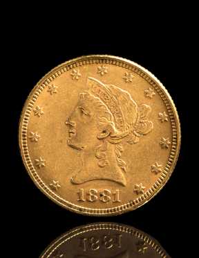10 Dollar Head Eagle Gold Coin