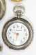 Lot of Three Pocket Watches and One Wrist Watch