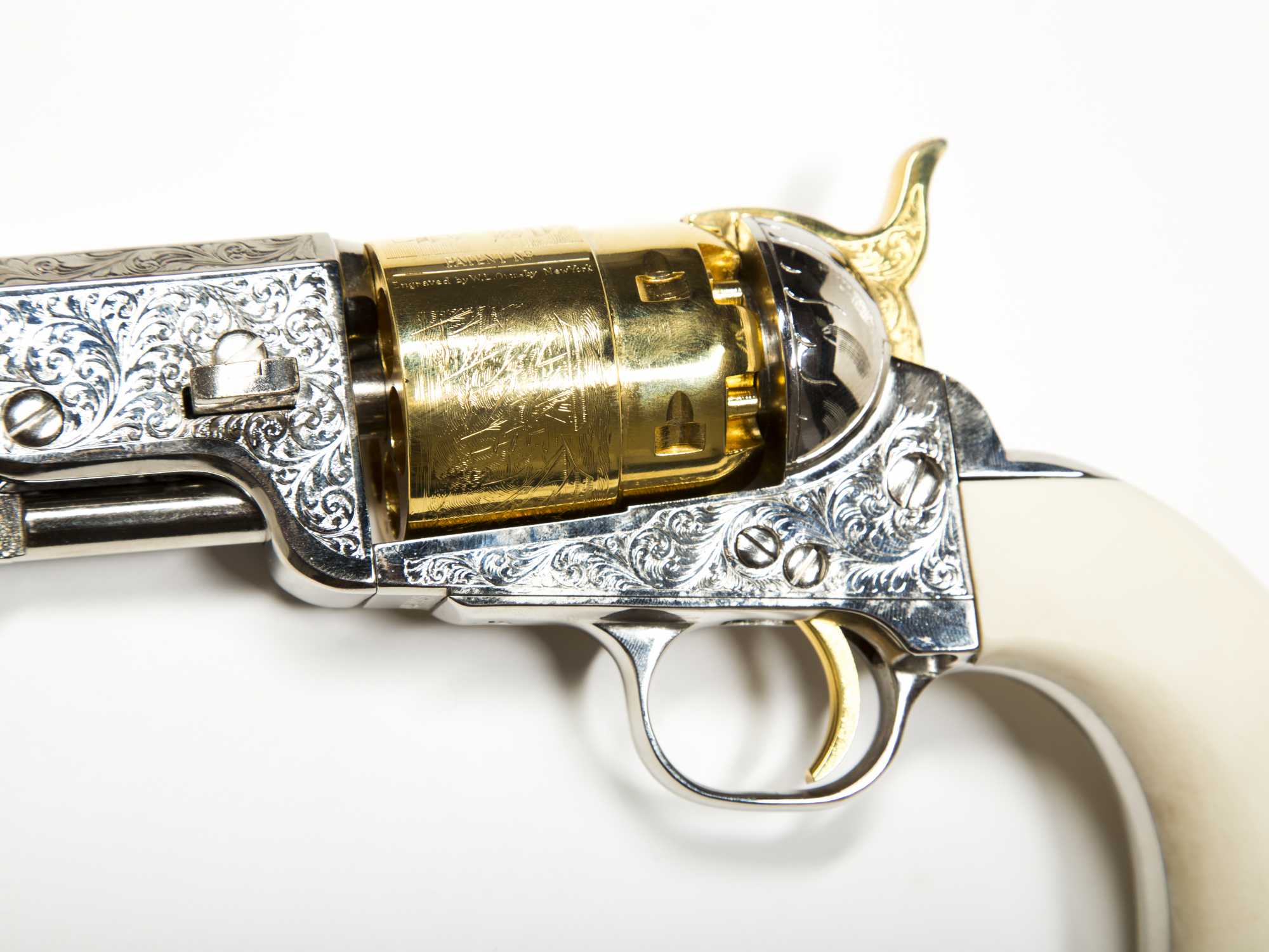 F.LLI Pietta Black Powder Revolver, 44 cal, s/544896,7 3/8