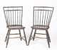Two Pair of Birdcage Windsor Side Chairs