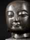 Chinese Cast Bronze Head of a Arhat of a Buddhist Faith