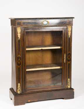 Rosewood and Black Paint Cupboard