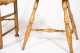 A Fanback Windsor Side Chair, and a PA Four Slat Ladder Back Side Chair