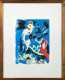 Marc Chagall, Russian/French (1887 -1985) Colored Lithograph