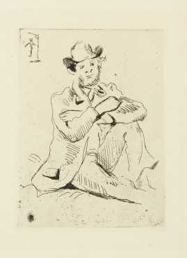 Paul Cezanne, French (1839-1906) Etching