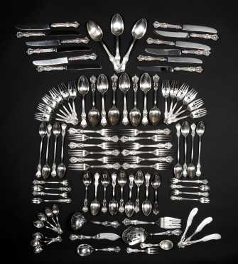 Sterling Silver Table Service for 12