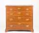 Painted Chippendale Four Drawer Chest