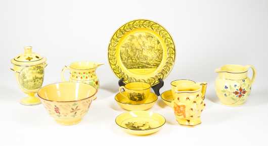 Collection of Canary Yellow Lustre