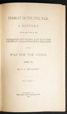 Vermont in the Civil War, Benedict.