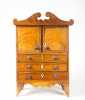 Miniature English Regency Dressing Cabinet