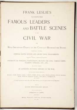 "Famous Leaders and Battle Scenes of the Civil War"