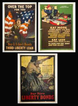 Three WWI US Propaganda Posters