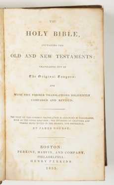 19th Century Bible, and Bible News, Noah Worcester 1812