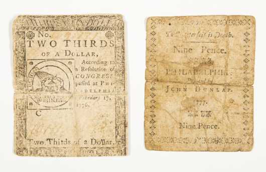 18th Century Colonial Money