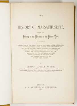 [Massachusetts History] - 2 Titles