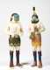 A Pair of Late Period Kachina Dolls